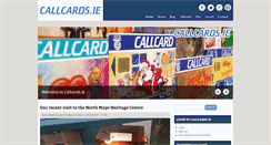 Desktop Screenshot of callcards.ie